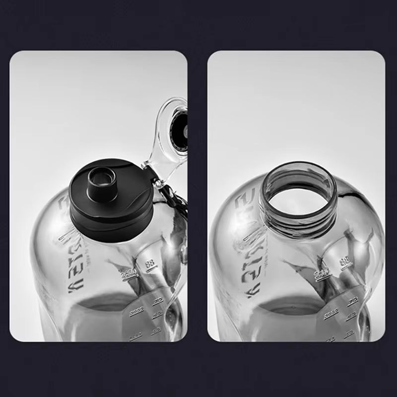 Large Capacity 2 Liter Water Bottle Sports Gym Water Kettle for Camping Travel BPA Free Drinking Bottles